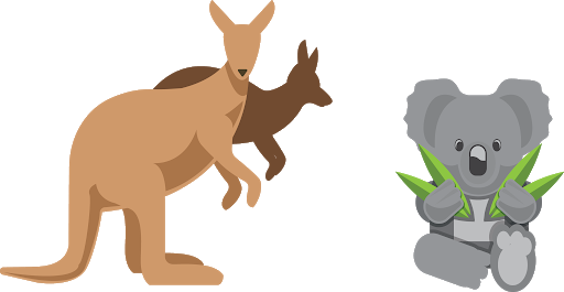 Kangaroo australiano Descargar imagen PNG Transparente