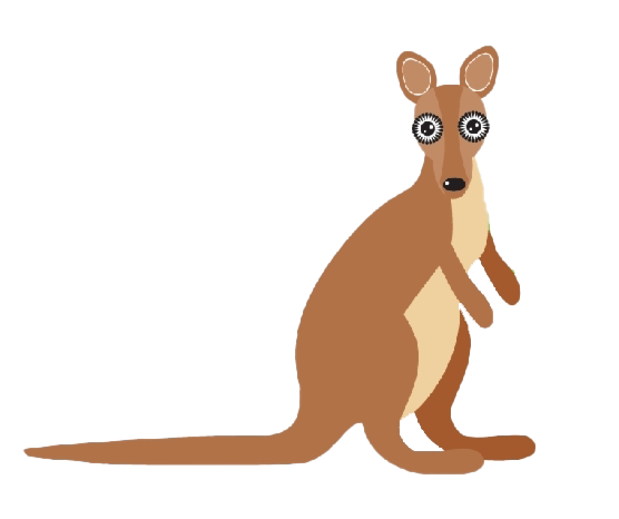 Australische Kangaroo PNG-Afbeelding