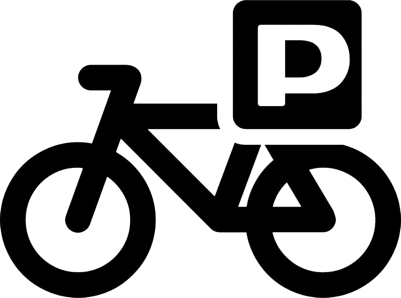 Bike Parking Transparent Background PNG