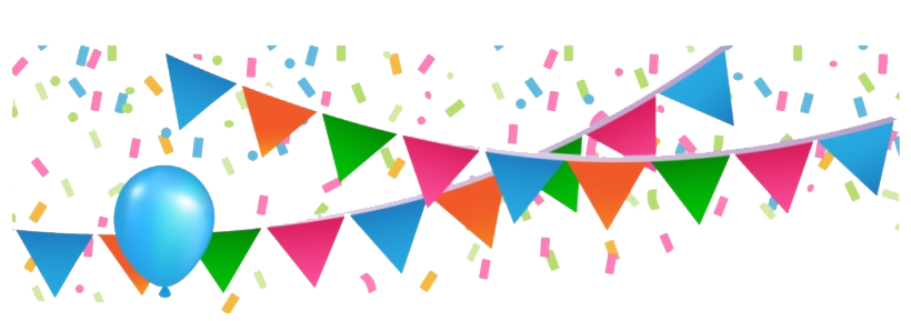 Birthday Confetti Transparent Image