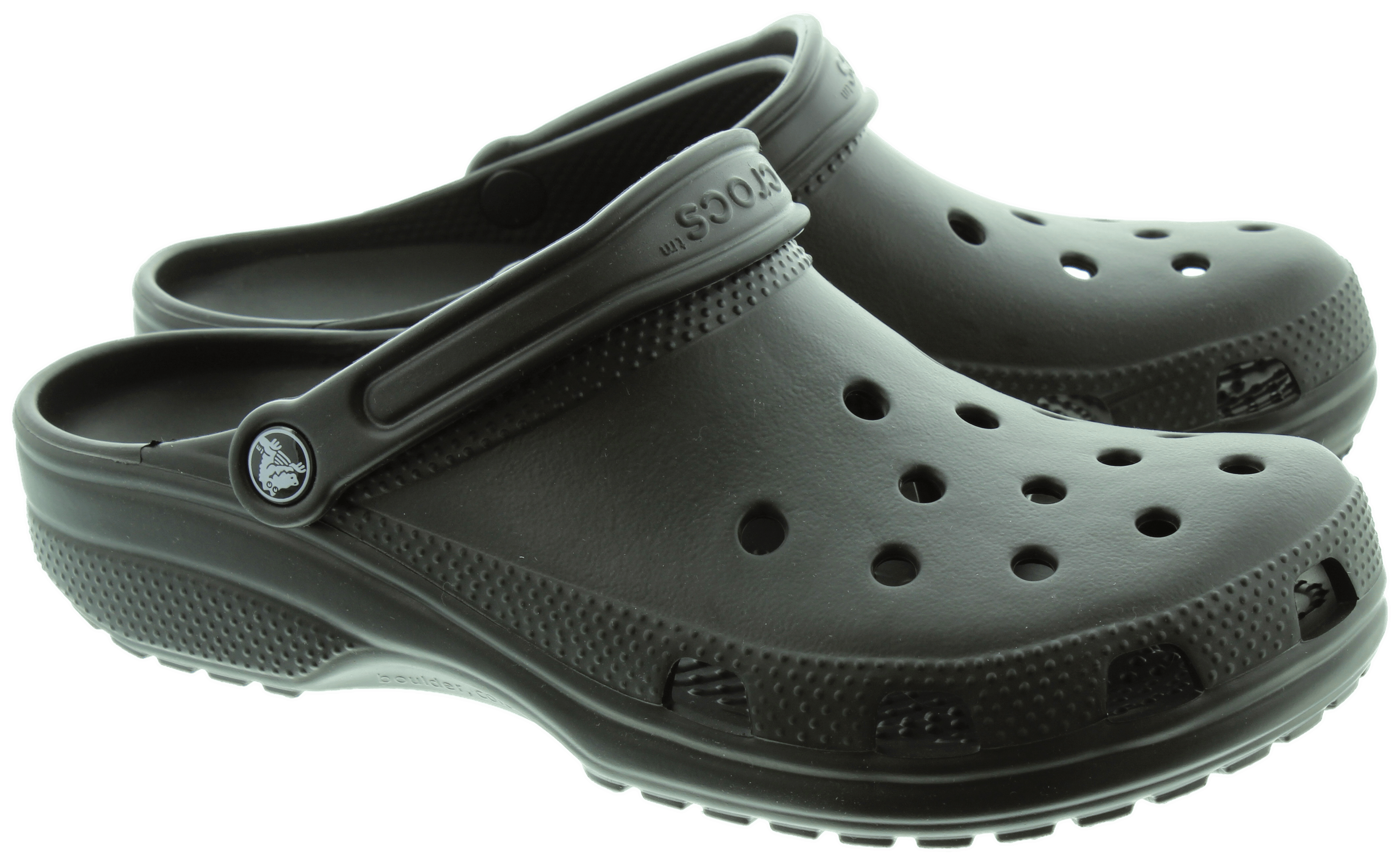 Black Crocs PNG Transparent Image