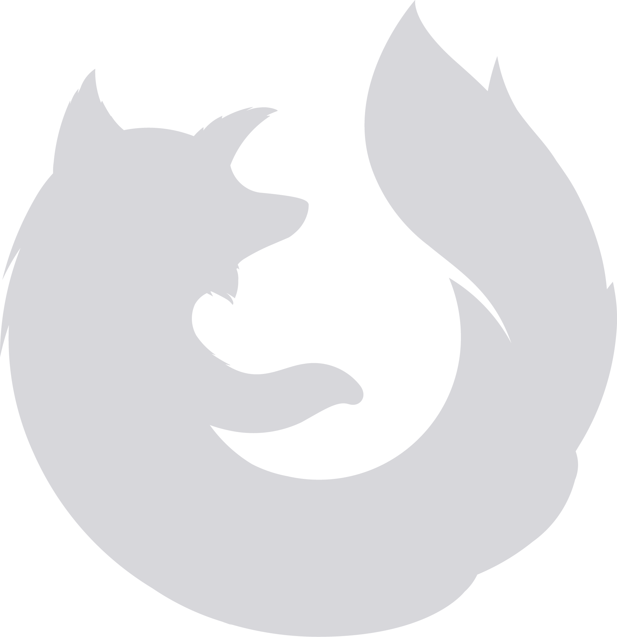 Black Firefox PNG Download Image