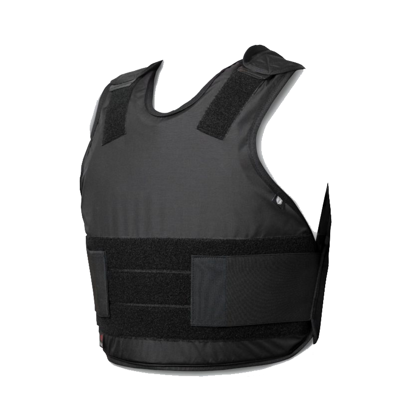 Black Military Bulletproof Vest PNG Image Background
