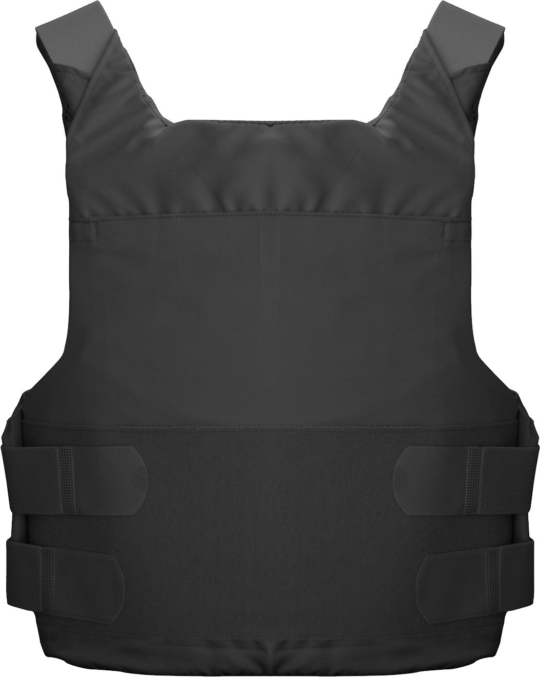 Black Military Bulletproof Vest PNG Image