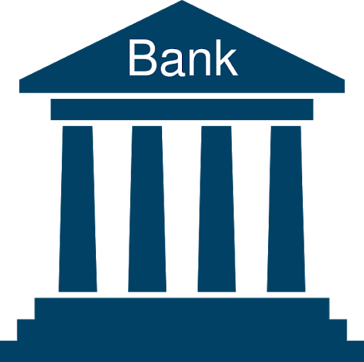 Image Transparente bancaire bleue