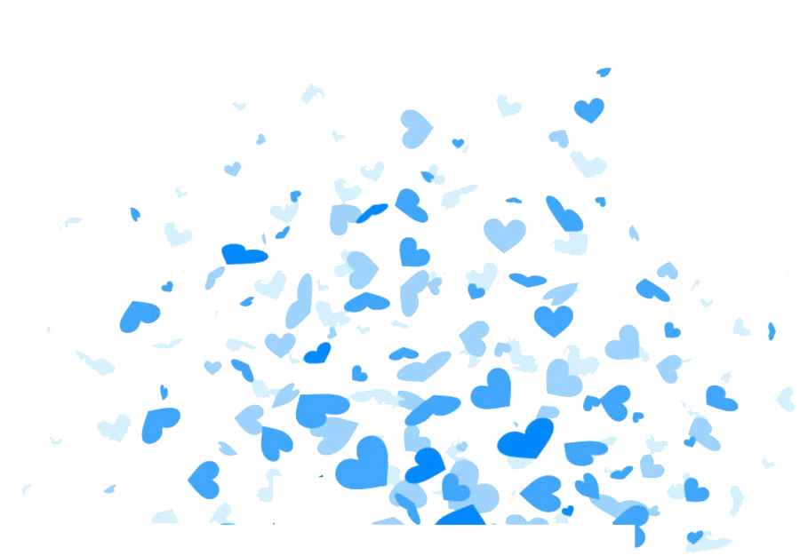 Blue Confetti Transparent Background PNG