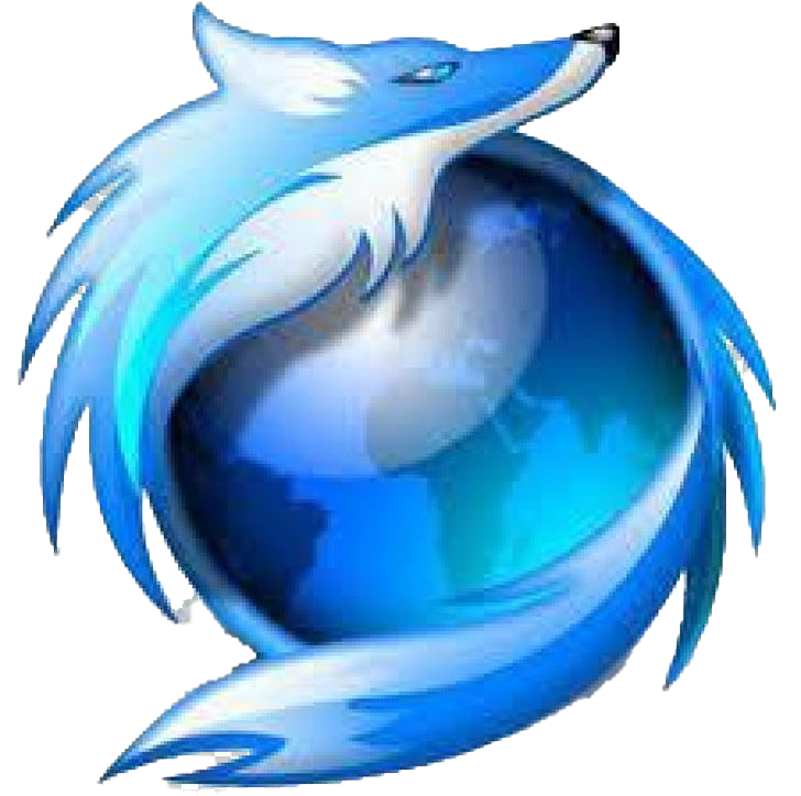 Blue Firefox Free PNG Image