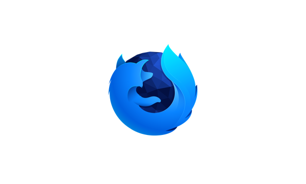 Blue Firefox PNG Photo