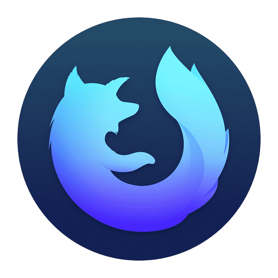 Blue Firefox Transparent Image