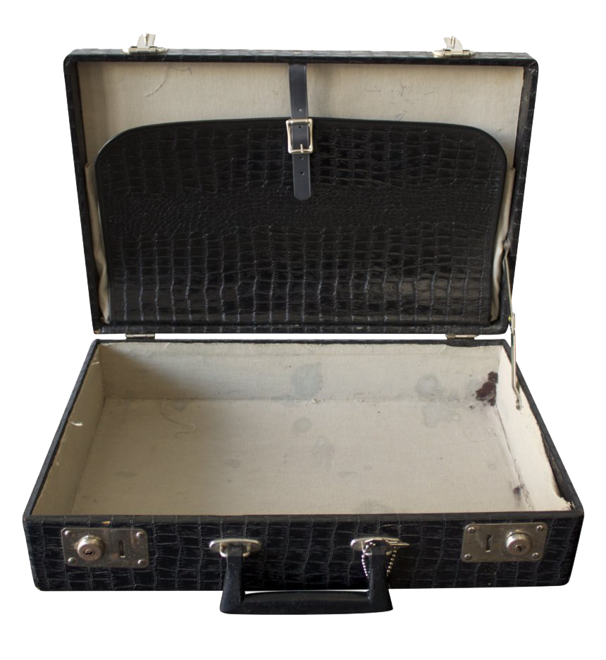 Briefcase Open Suitcase PNG Transparent Image