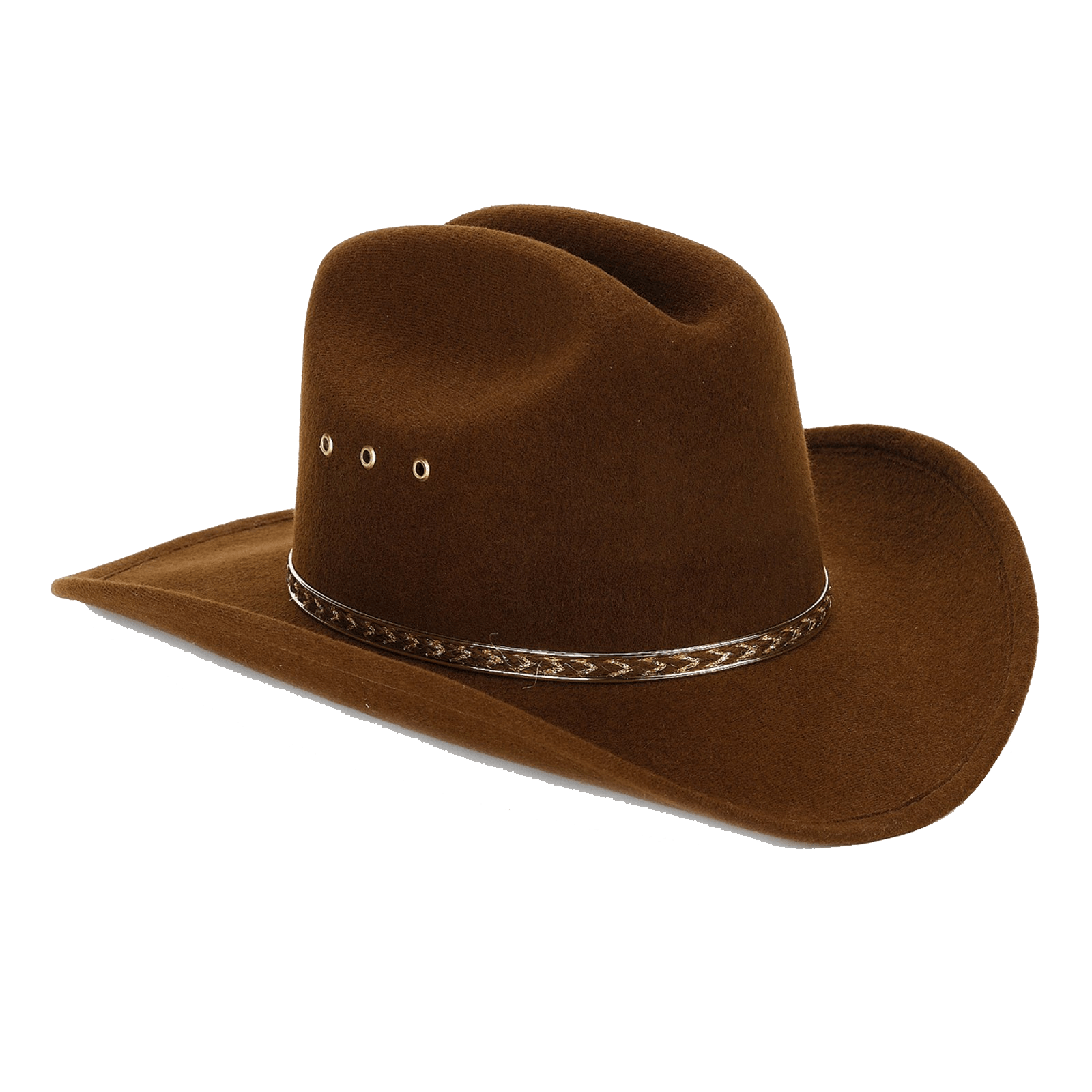 Imagen de PNG de sombrero de vaquero marrónn de alta calidad