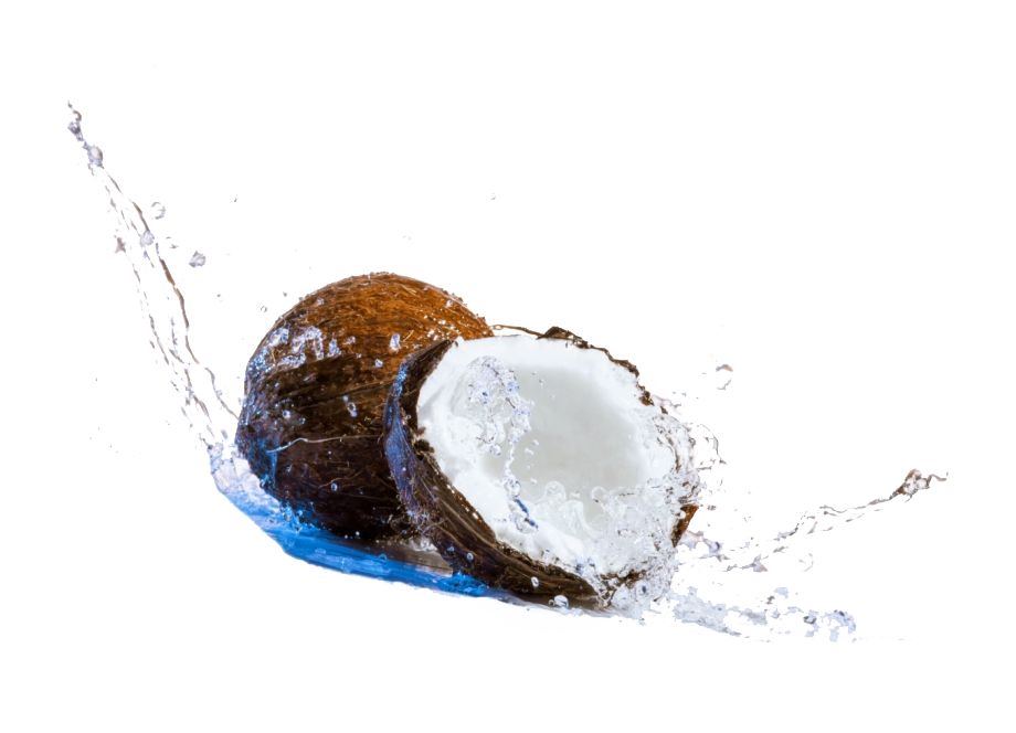 Coconut Water Splash PNG Image Background