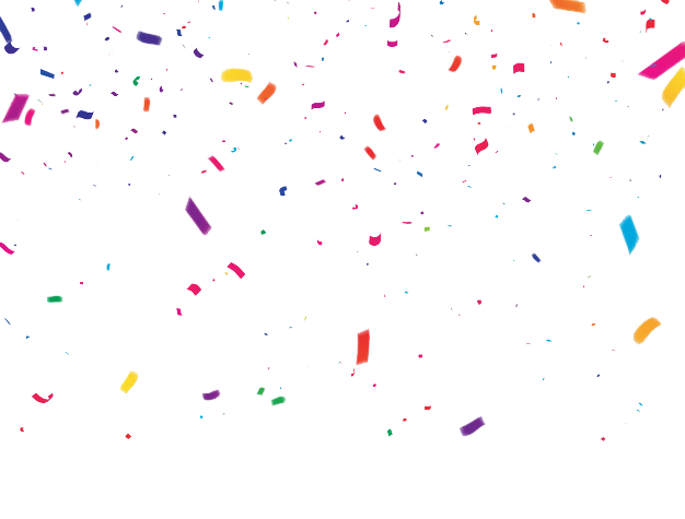 Colorful Confetti PNG Image Background