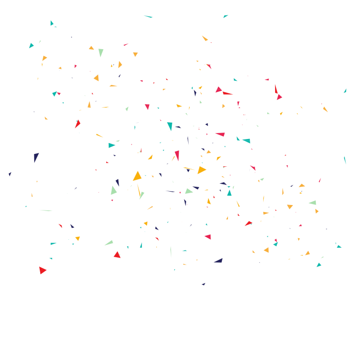 Colorful Confetti PNG Image