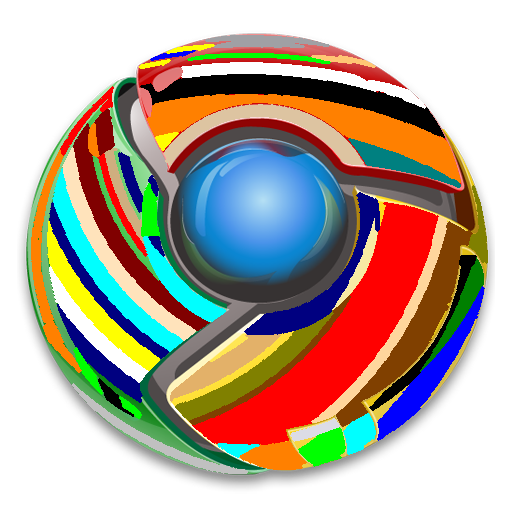 Cool Chrome Logo PNG Image