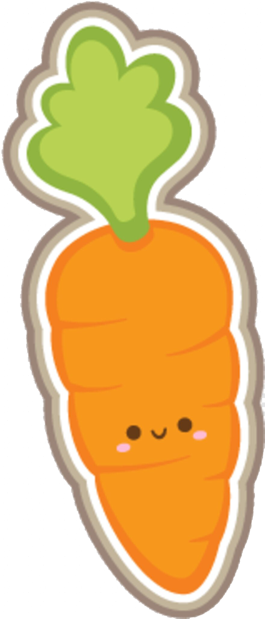 Милое морковное прозрачное изображение