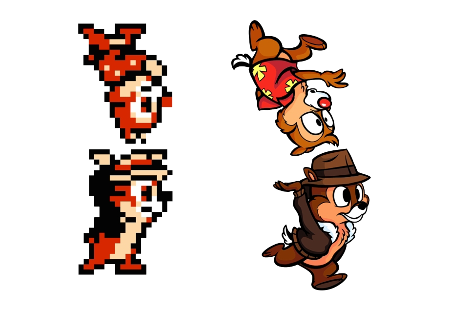 Cute Chip And Dale PNG Image