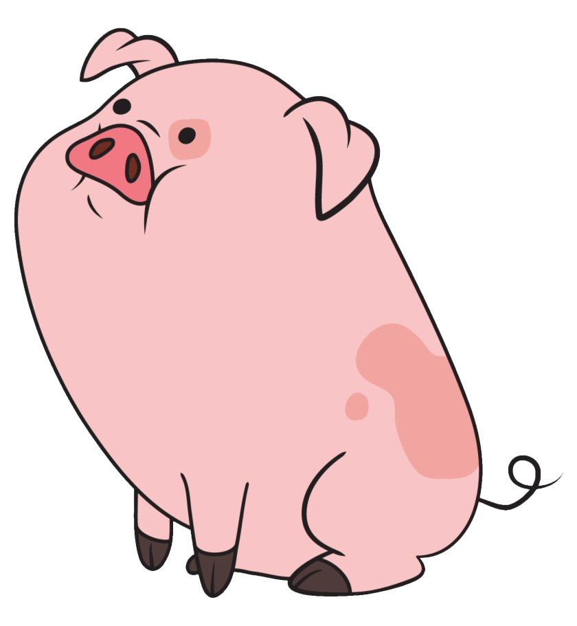 귀여운 돼지 무료 PNG 이미지