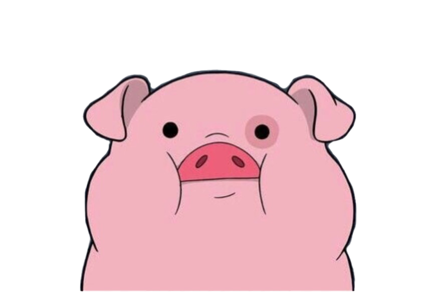 Cute Pig PNG Background Image