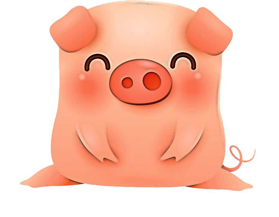 귀여운 돼지 투명 이미지