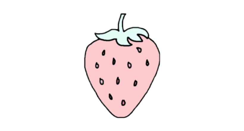 Cute Strawberry PNG High-Quality Image