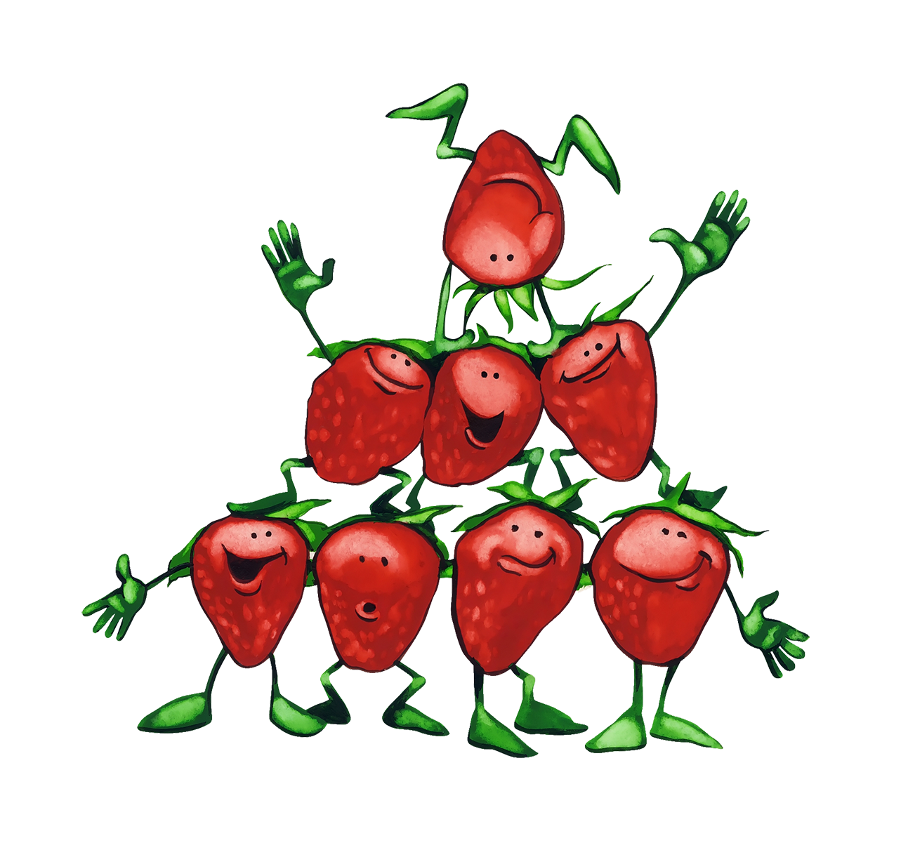 Süßes Erdbeer-PNG-Bild