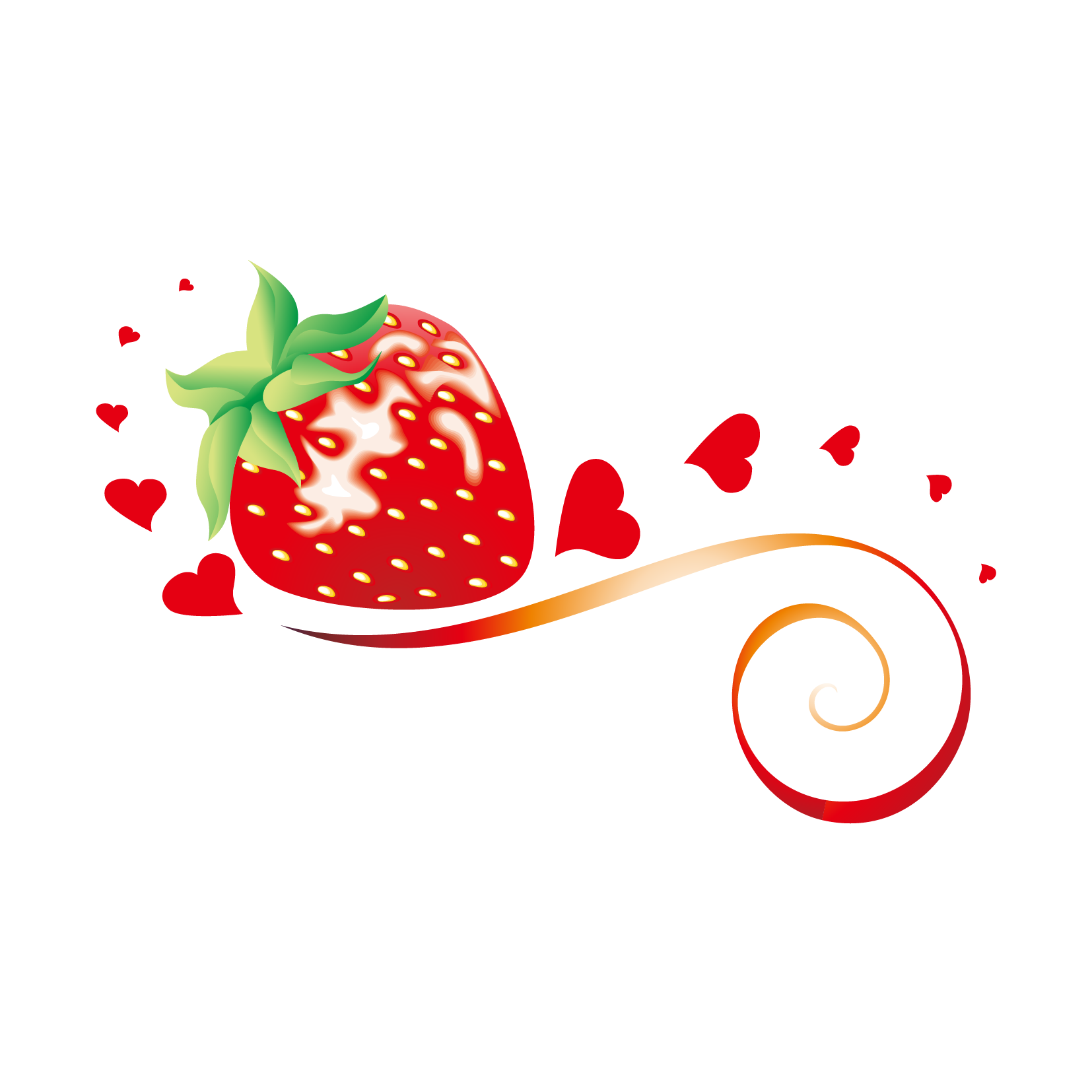 Gambar Strawberry PNG lucu