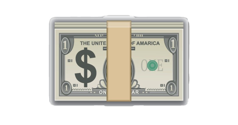 Dollar Banknotes Money Emoji PNG Transparent Image