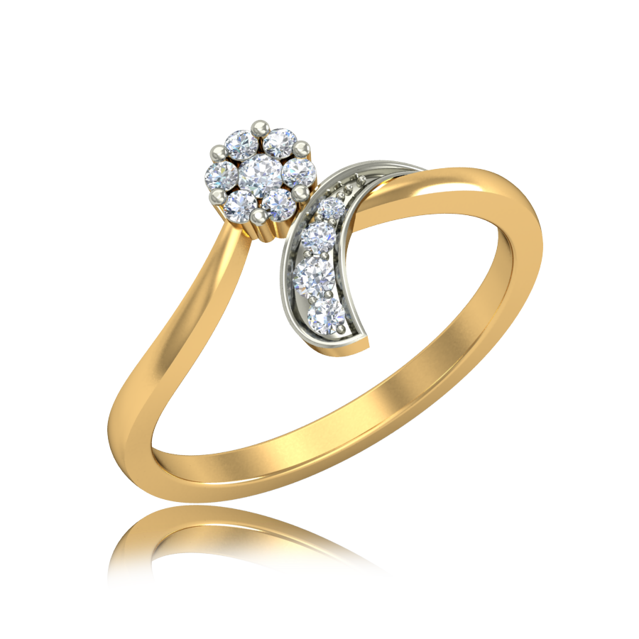 Engagement Gold Ring PNG Pic