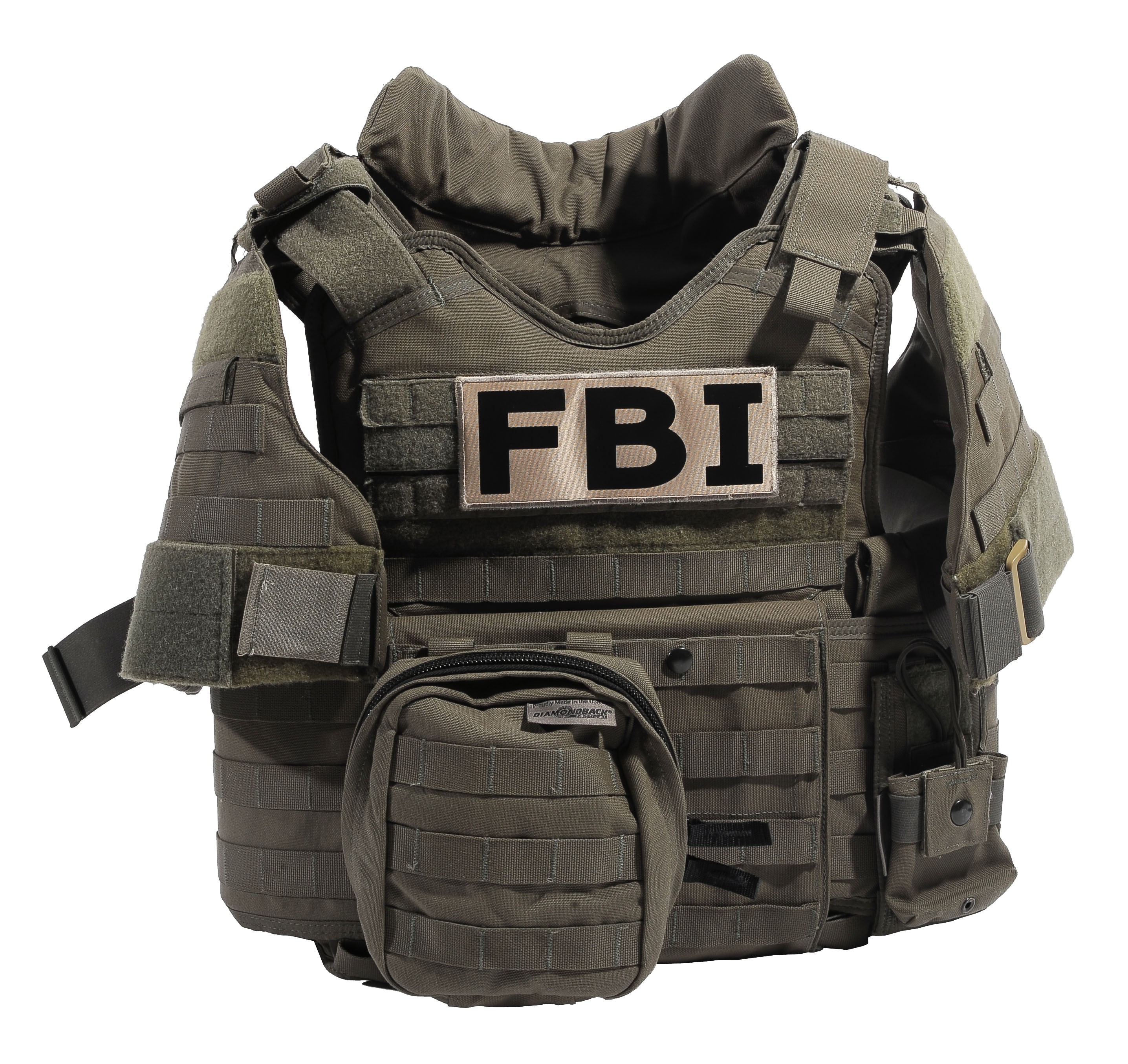 FBI Bulletproof Vest PNG-Afbeelding