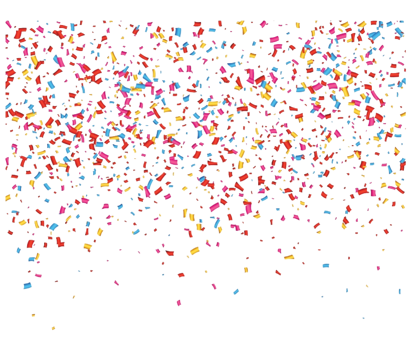 Falling Confetti PNG Download Image