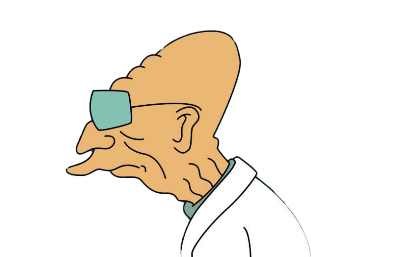 Farnsworth Futurama PNG Photo