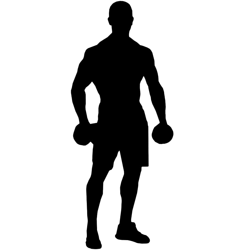 Fitness Silhouette PNG Picture