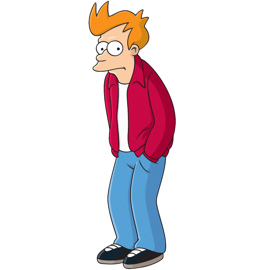 Fry Futurama PNG achtergrondafbeelding