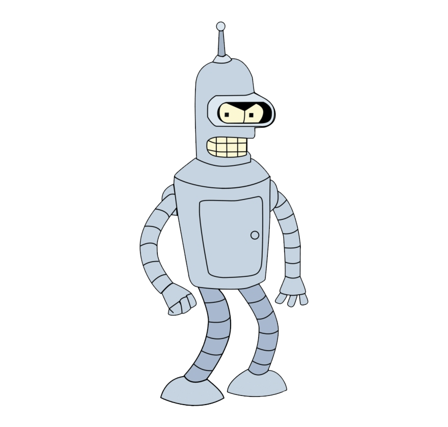 Futurama Roboter Bender PNG Bild Herunterladen