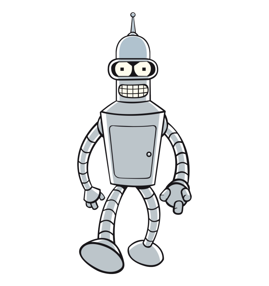Futurama robot bender PNG image