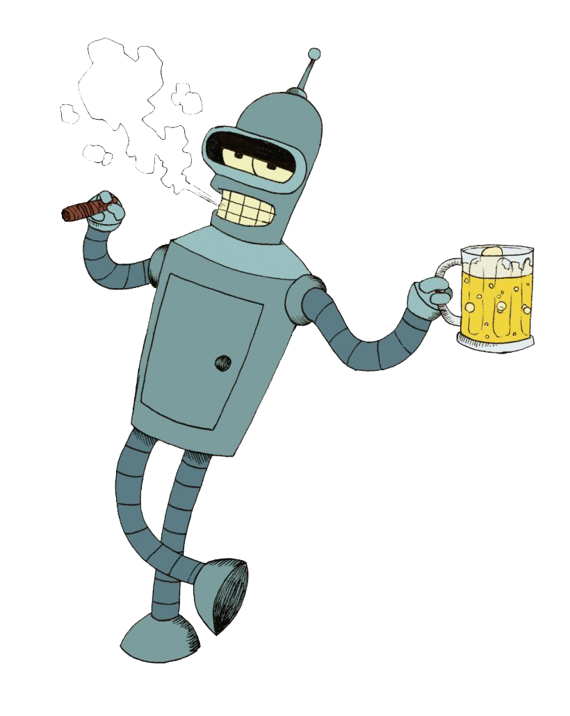 Futurama 로봇 벤더 PNG PIC