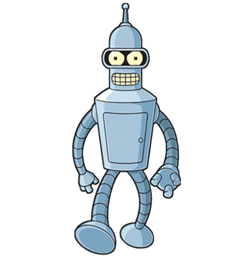 Futurama 로봇 벤더 투명 이미지
