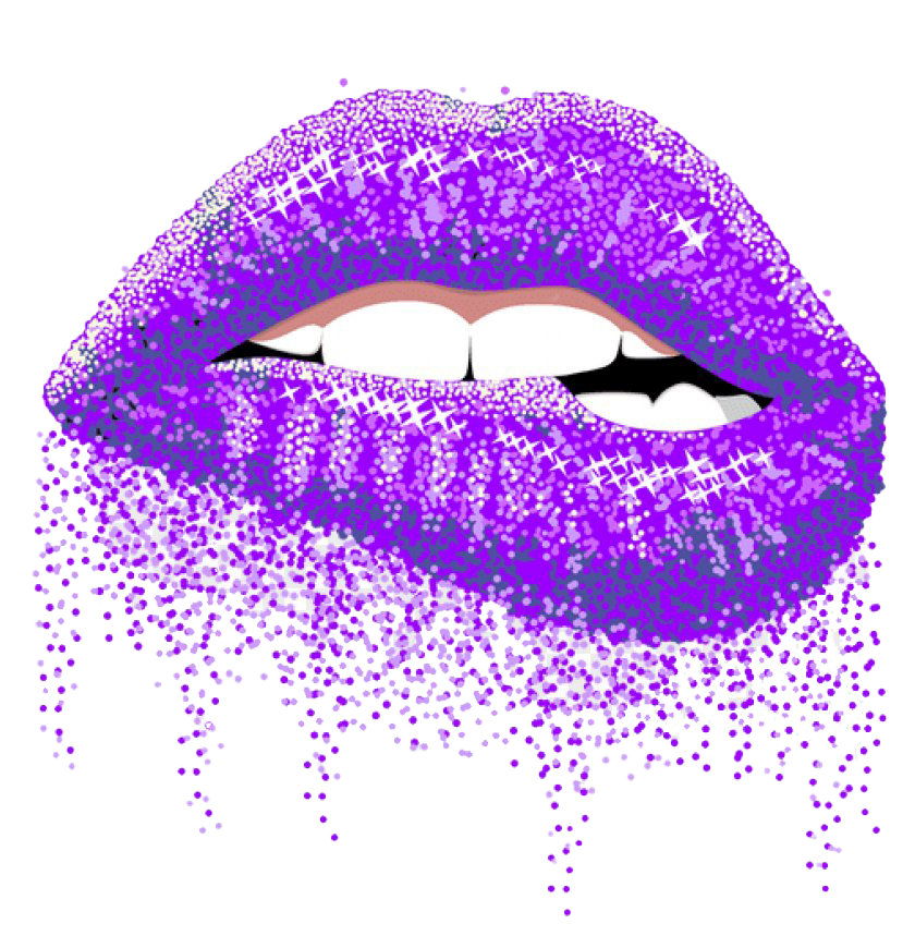 Glitter Lips PNG Image Transparent