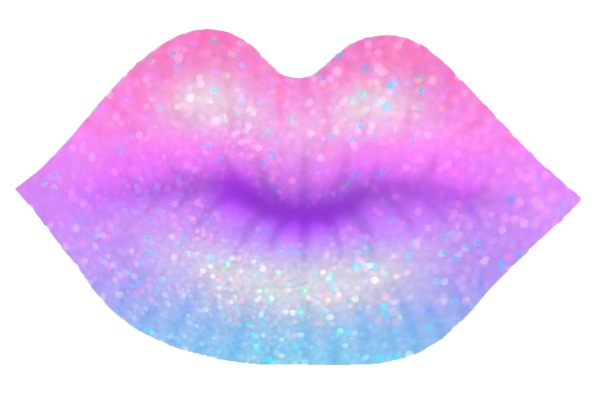 Glitter Lips PNG Photo
