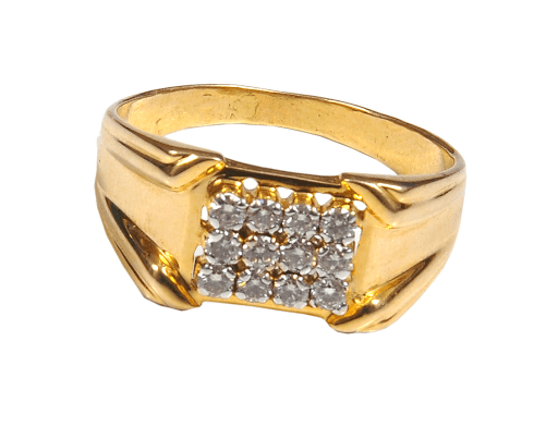 Gold Gents Ring PNG Download Image