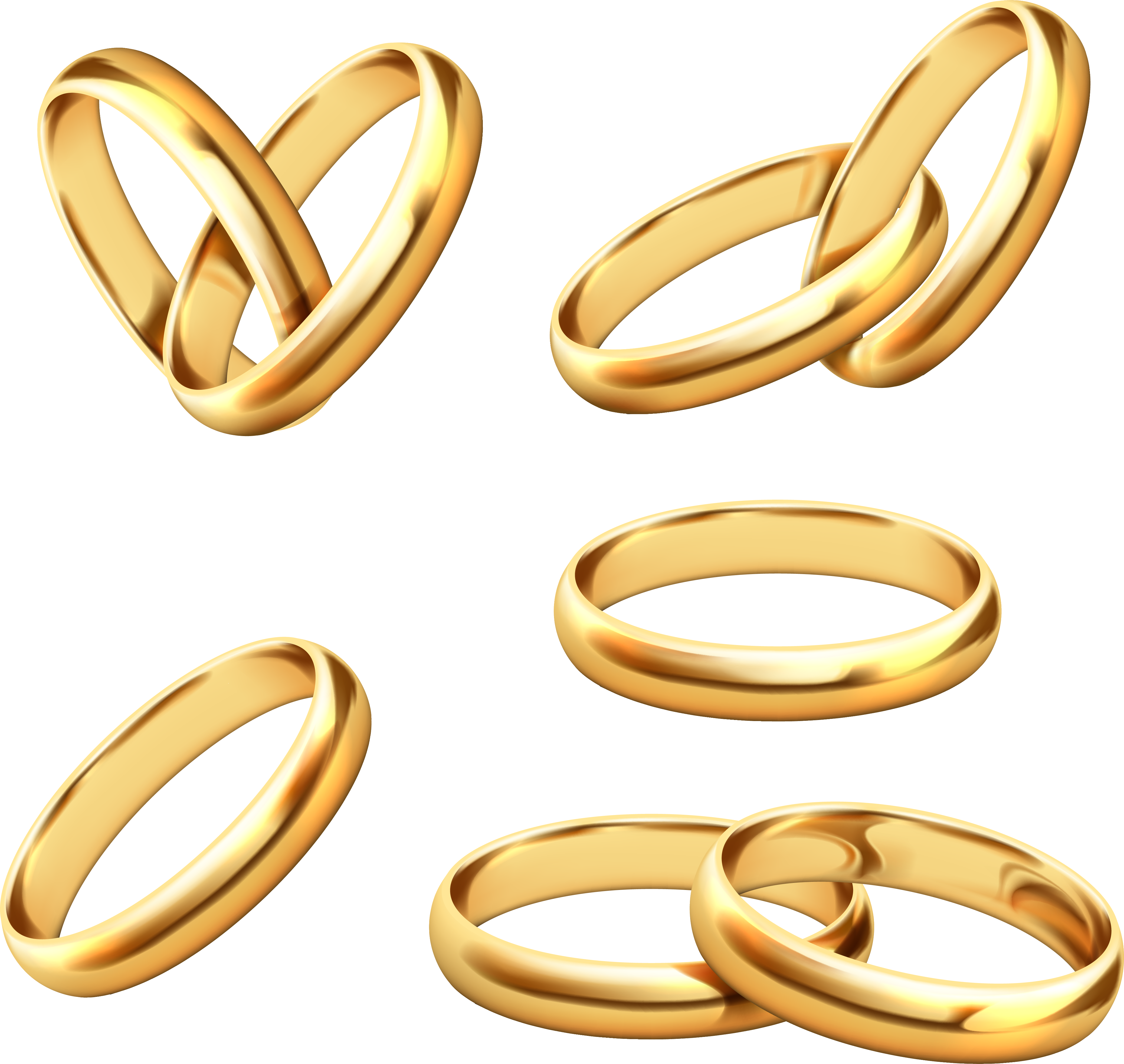 Gold Ring PNG Imahe Background