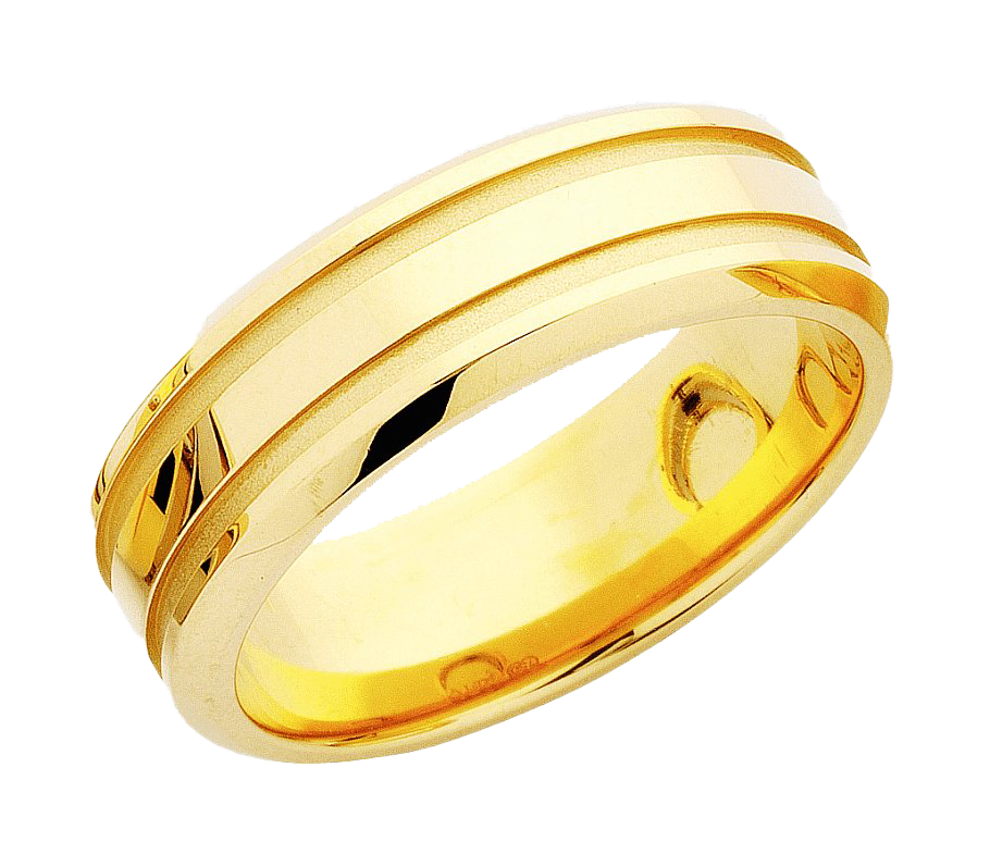 Gouden ring Transparant