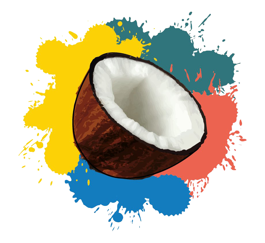 Half Coconut PNG Transparent Image