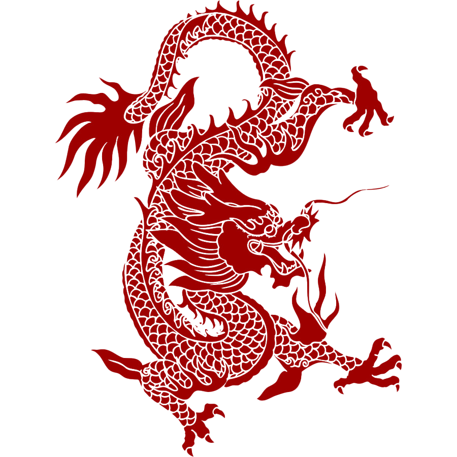 Imagen de PNG gratis de dragón japonés