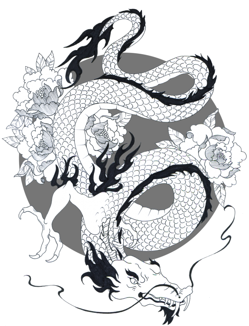 Japanese Dragon Transparent Background PNG