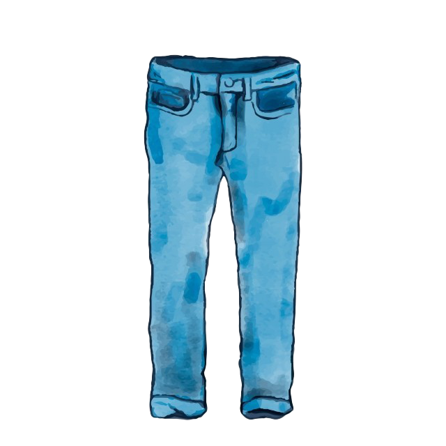 Jeans sfondo Trasparente PNG