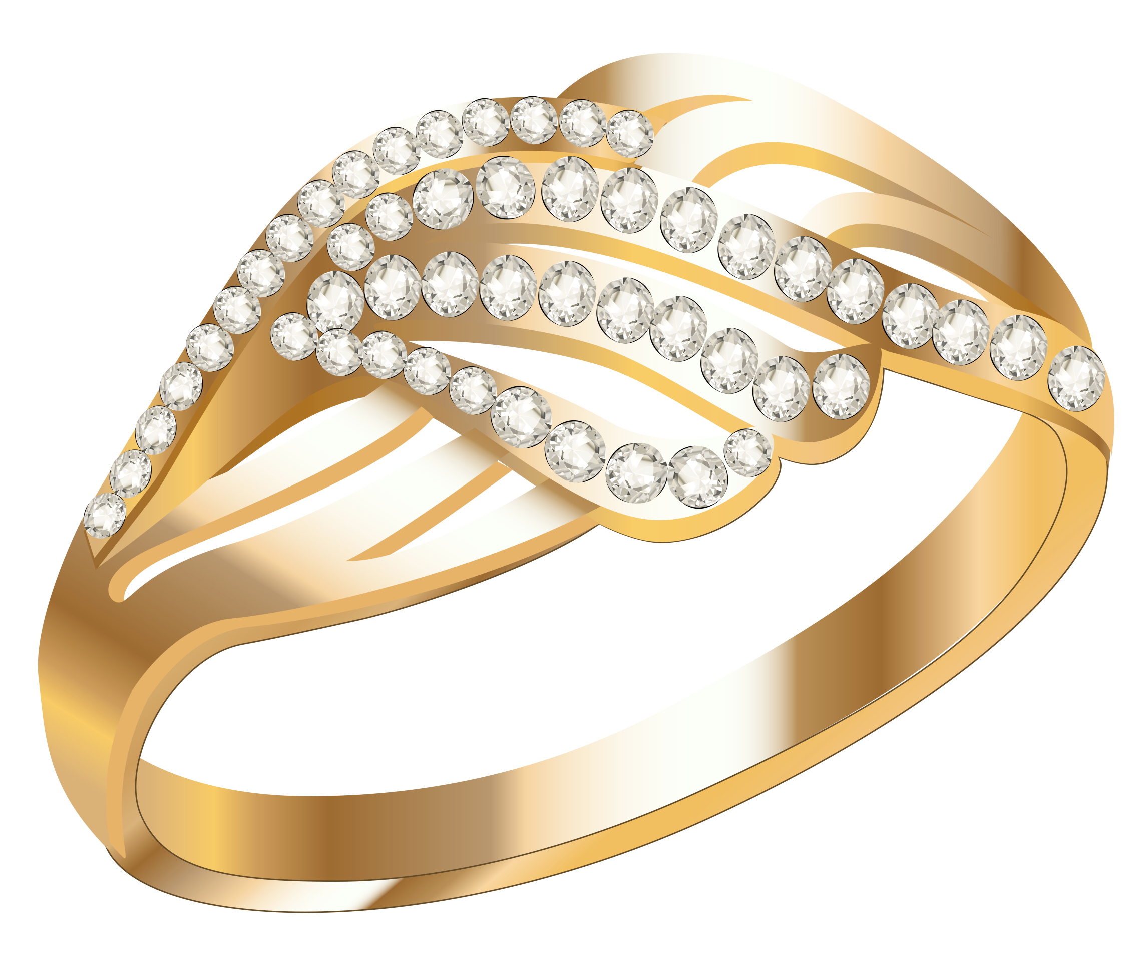 Jewellery Gold Ring PNG Image Background