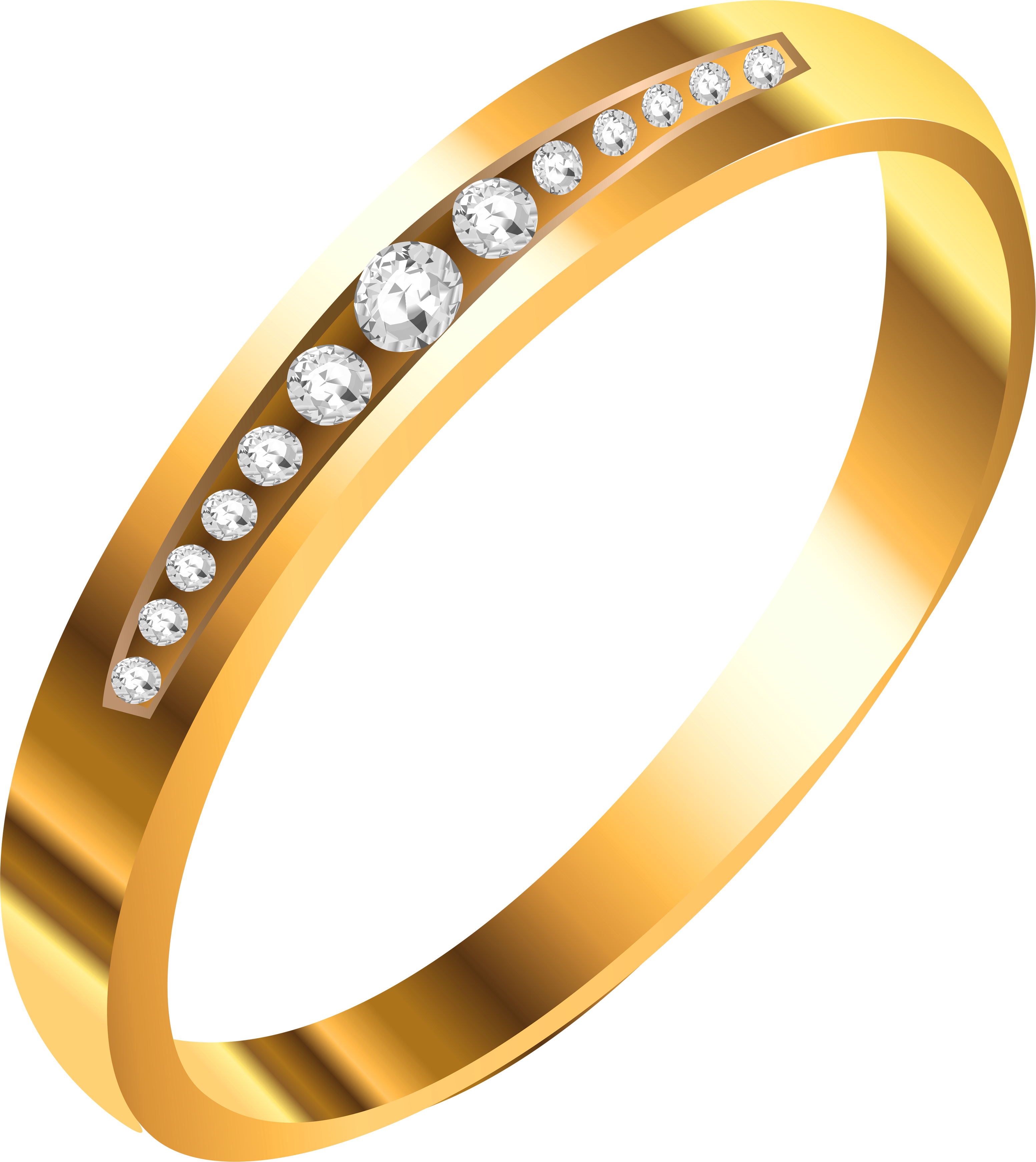 Imagem transparente de anel de ouro jóias