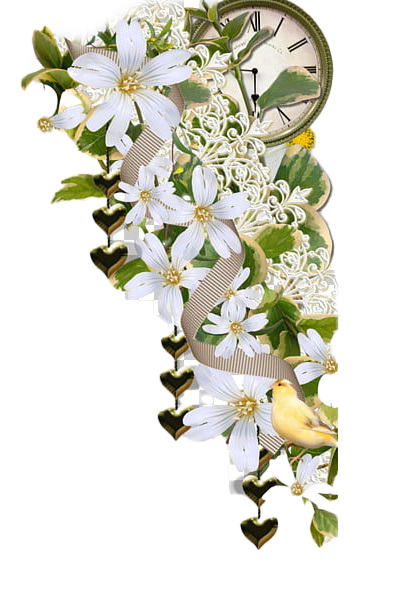 Lilium Flower Border PNG High-Quality Image